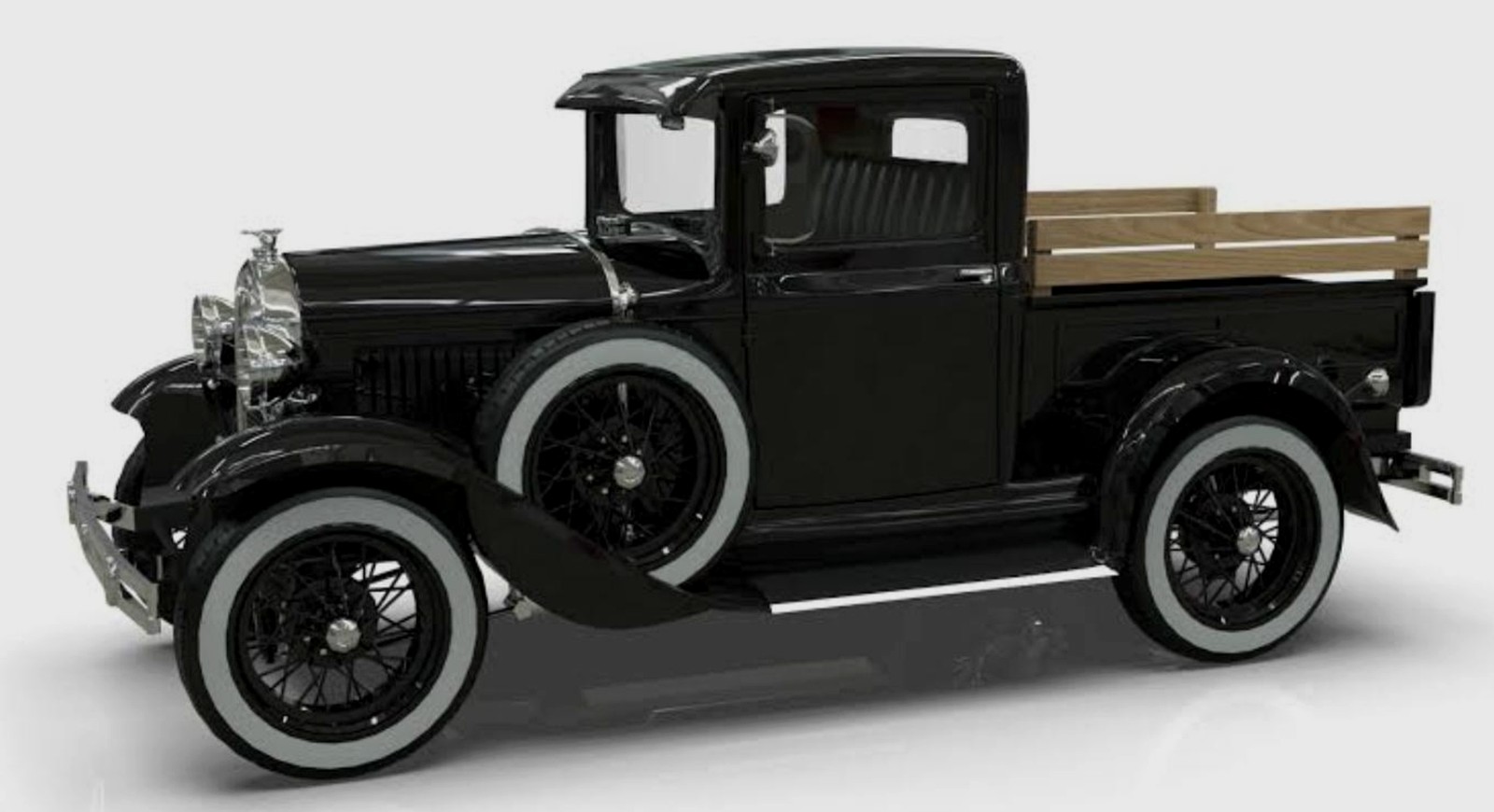1928 Ford Model A pickup, the stock host machine for the SE-X001 Heritage Demonstrator